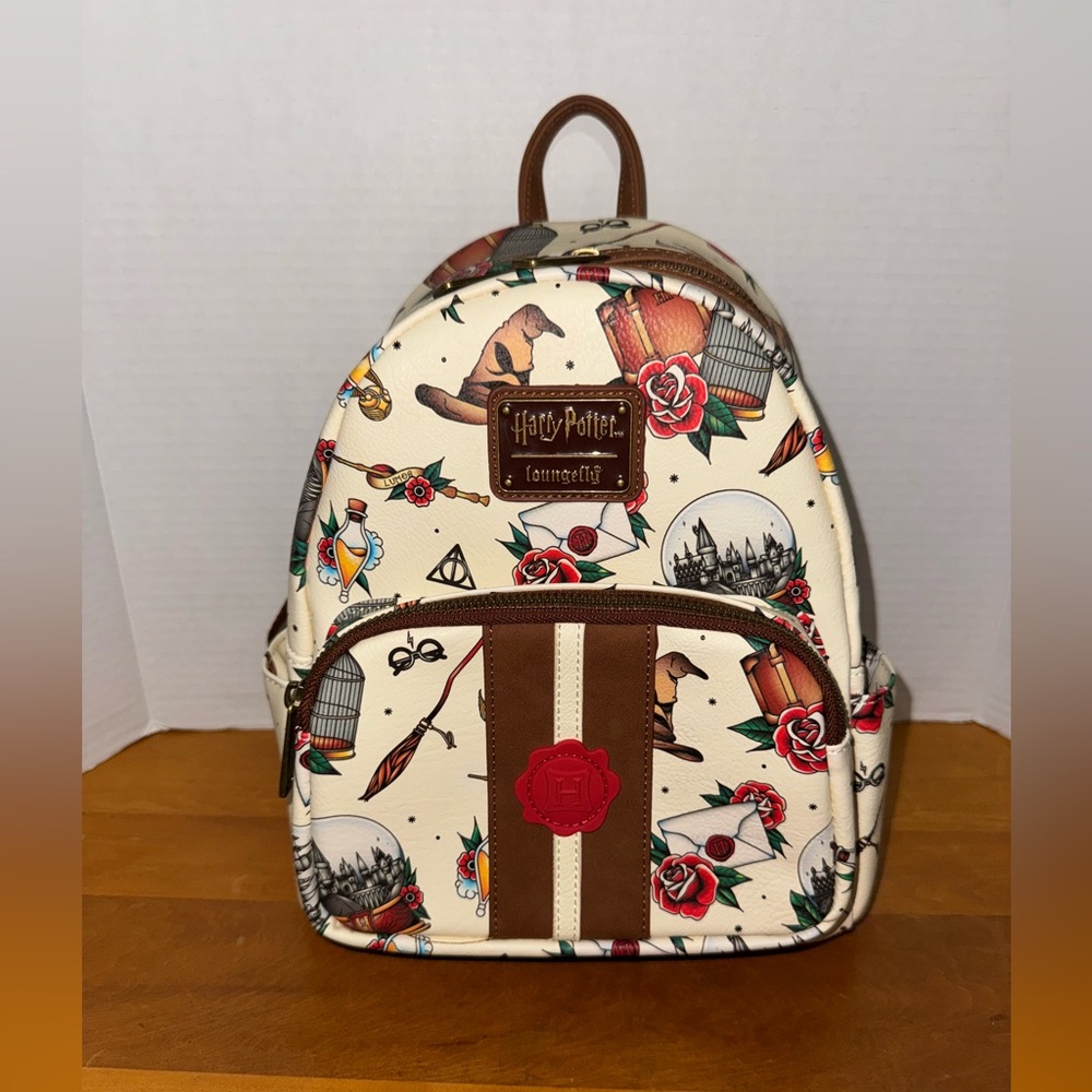 Harry Potter Tattoo Loungefly Hogwarts Mini Backpack